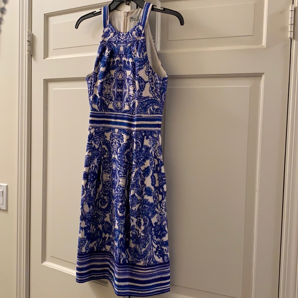 Eliza J Sleeveless Cocktail Dress